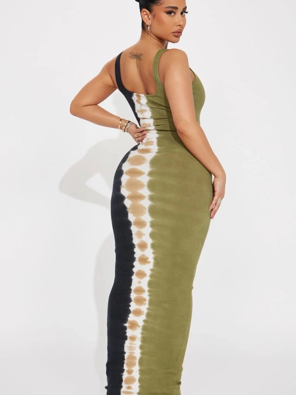 Maxi Ribbed Dress - Picture 2 of 3